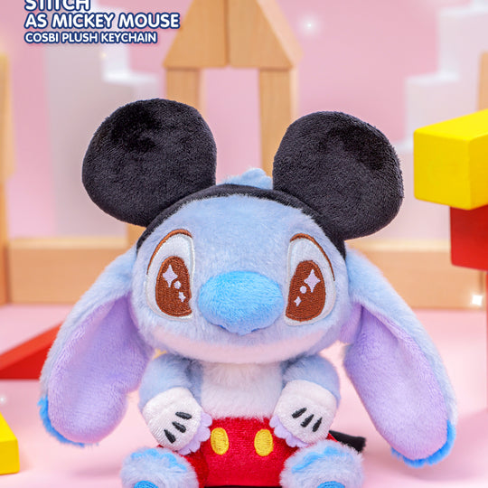 PPLU089N - Stitch Fan-Cination - Mickey & Friends | Stitch Cosbi Plush Keychain Collection