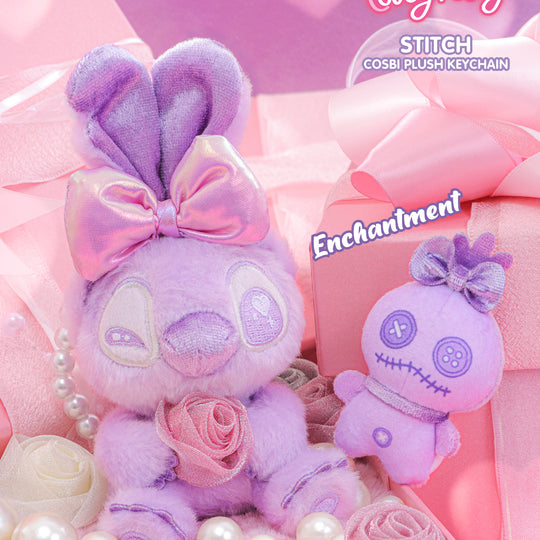 PPLU090N - Stitch – Stitch Lovey-Rosey Cosbi Plush Keychain Collection