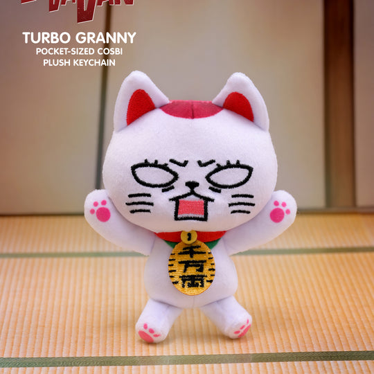 PPLU107N - Dandadan – Turbo Granny Pocket-Sized Cosbi Plush Keychain Collection