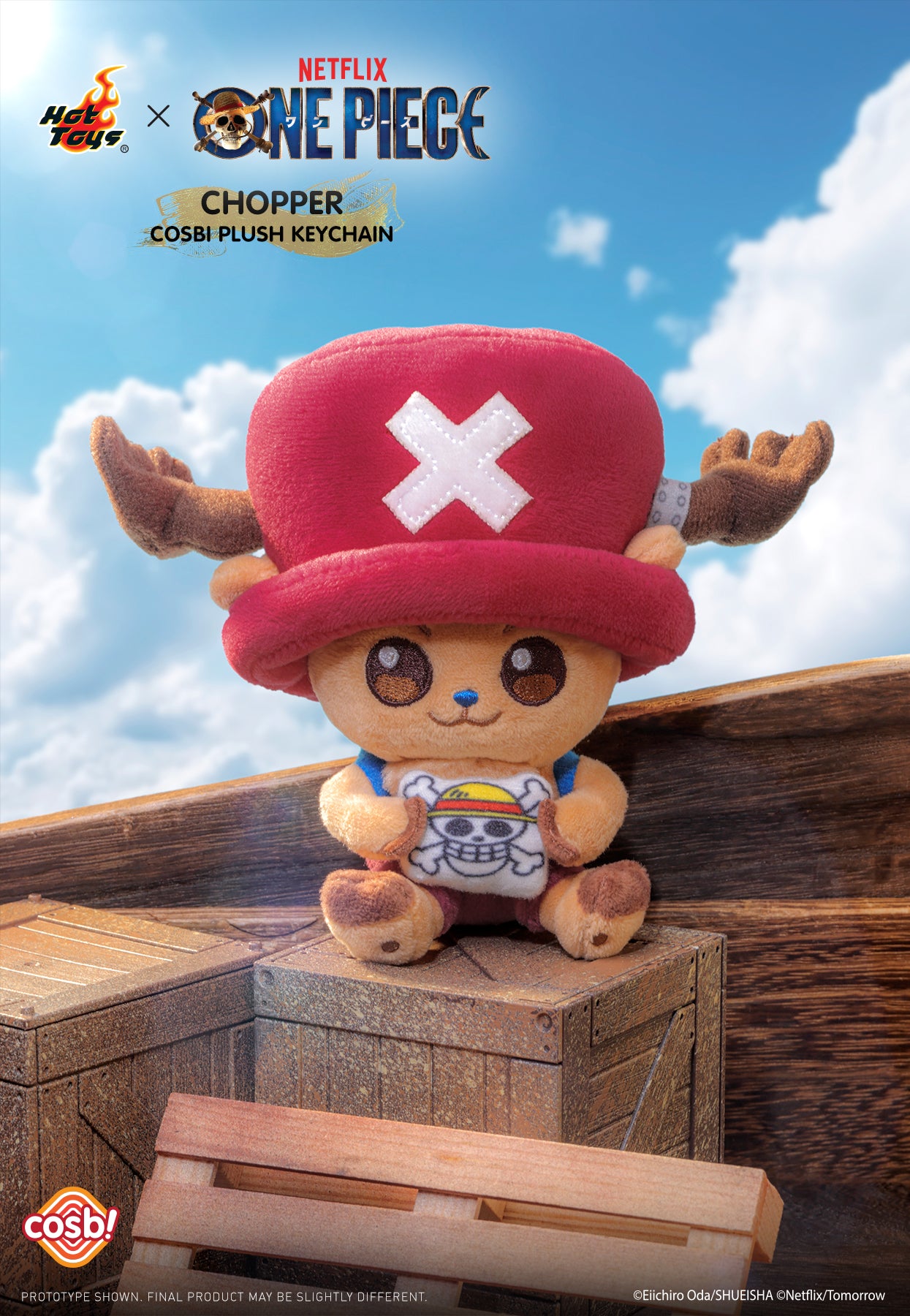 PPLU109N - One Piece – Chopper Cosbi Plush Keychain Collection
