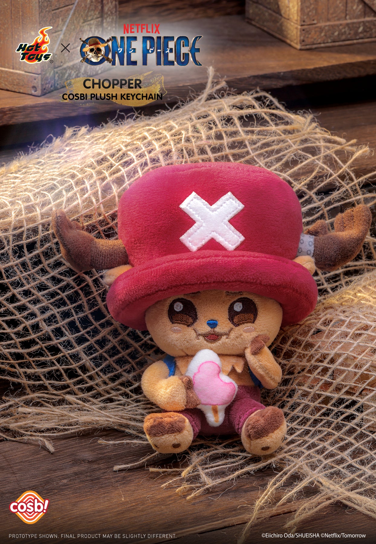 [Pre-Order] PPLU109N - One Piece – Chopper Cosbi Plush Keychain Collection - ActionCity