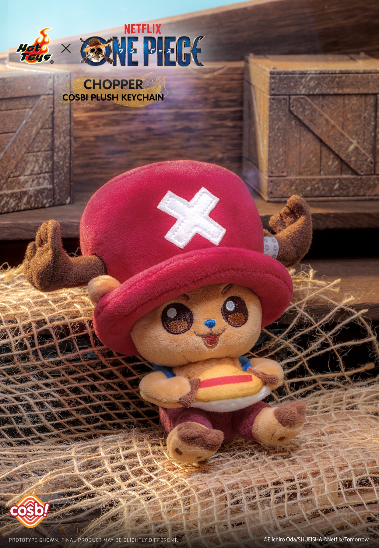 [Pre-Order] PPLU109N - One Piece – Chopper Cosbi Plush Keychain Collection - ActionCity