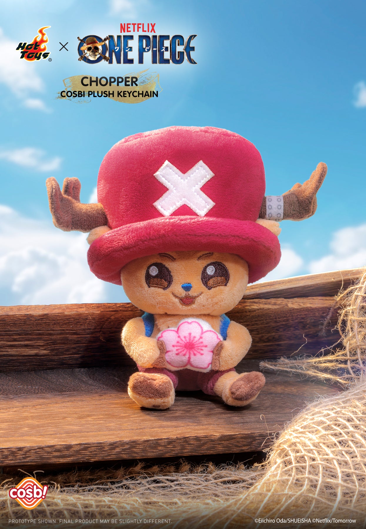 [Pre-Order] PPLU109N - One Piece – Chopper Cosbi Plush Keychain Collection - ActionCity