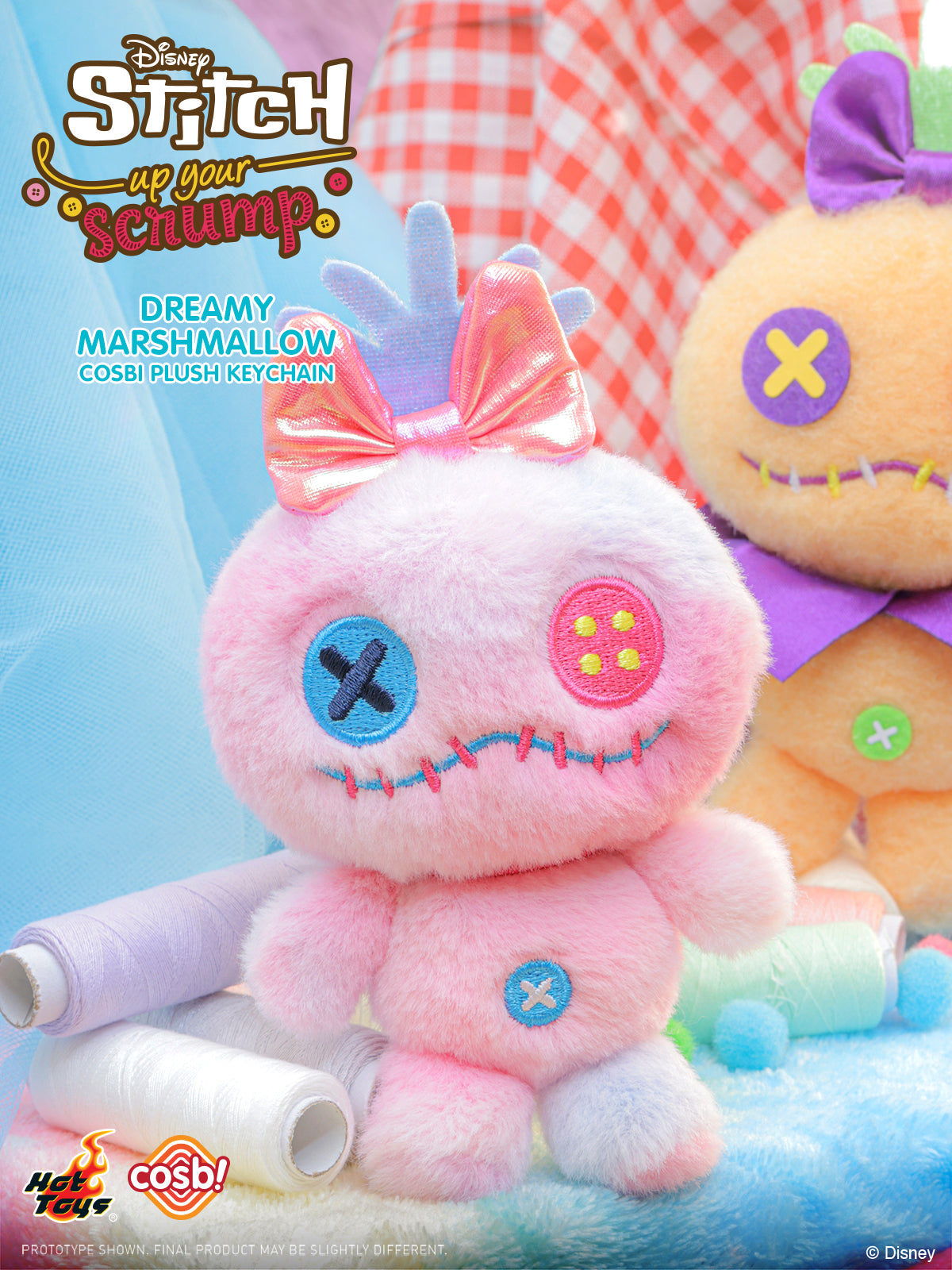 [Pre-Order] PPLU110N – Stitch - Stitch up Your Scrump Cosbi Plush Keychain Collection - ActionCity