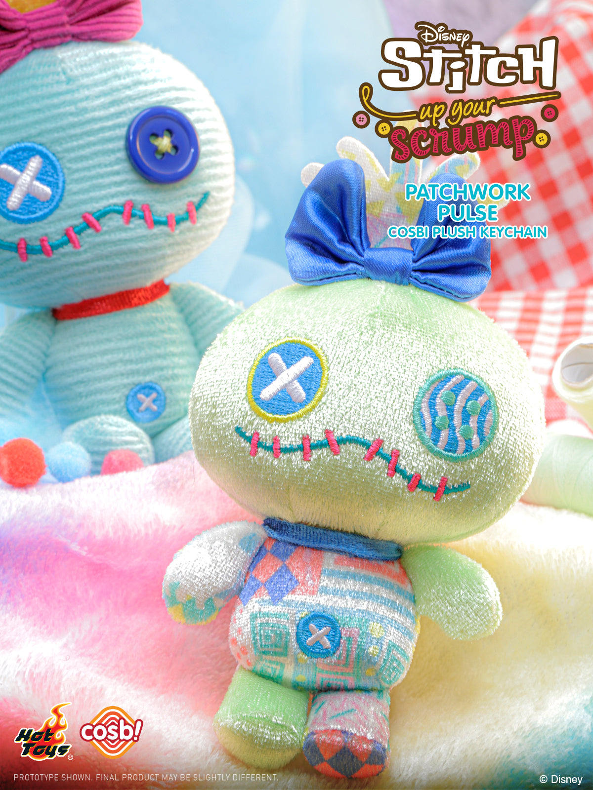 [Pre-Order] PPLU110N – Stitch - Stitch up Your Scrump Cosbi Plush Keychain Collection - ActionCity
