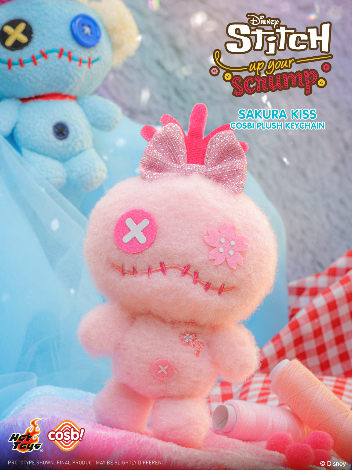 [Pre-Order] PPLU110N – Stitch - Stitch up Your Scrump Cosbi Plush Keychain Collection - ActionCity