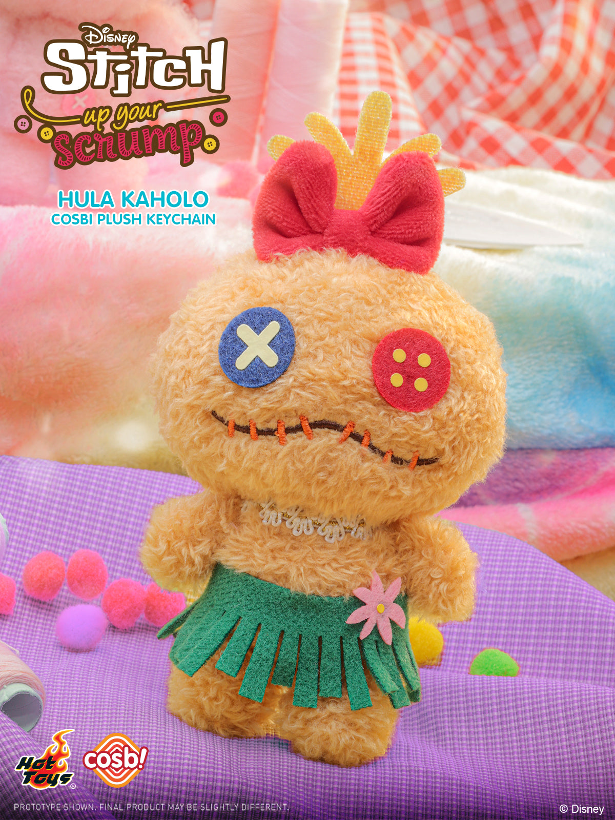 [Pre-Order] PPLU110N – Stitch - Stitch up Your Scrump Cosbi Plush Keychain Collection - ActionCity