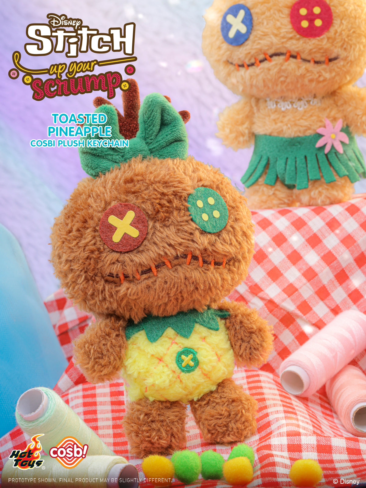[Pre-Order] PPLU110N – Stitch - Stitch up Your Scrump Cosbi Plush Keychain Collection - ActionCity