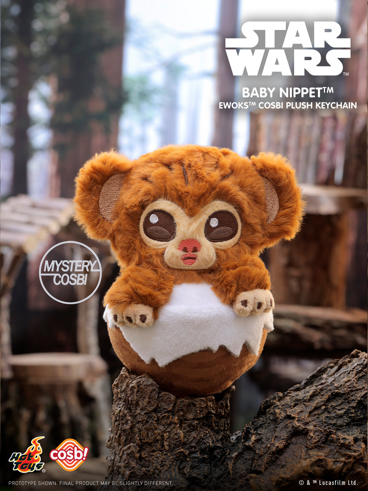 [Pre-Order] PPLU114N - Star Wars - Ewok Cosbi Plush Keychain Collection Series 2 - ActionCity