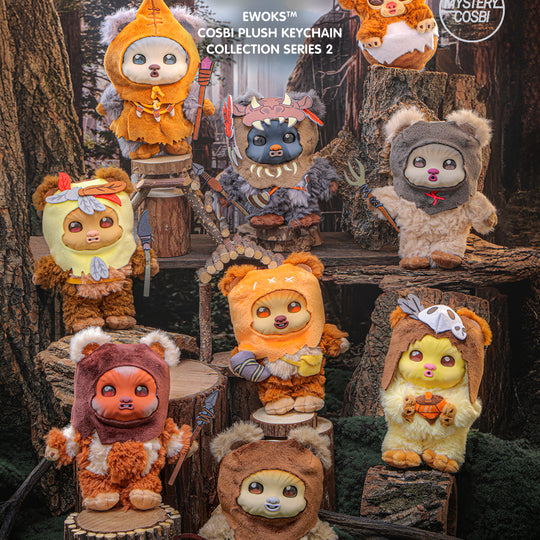 PPLU114N - Star Wars - Ewok Cosbi Plush Keychain Collection Series 2