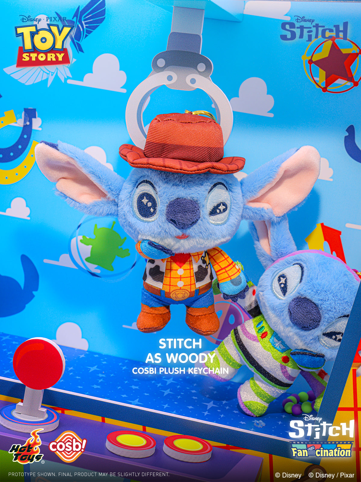 [Pre-Order] PPLU121N - Stitch Fan-Cination – Toy Story Stitch Cosbi Plush Keychain Collection