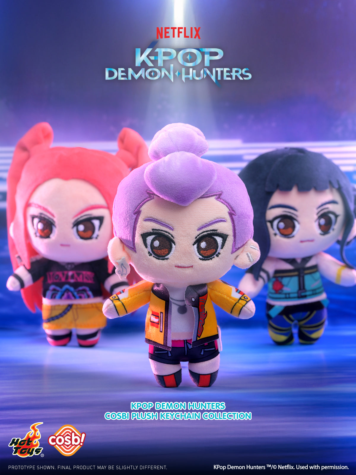 [Pre-Order] PPLU122N - KPop Demon Hunters - KPop Demon Hunters Cosbi Plush Keychain Collection