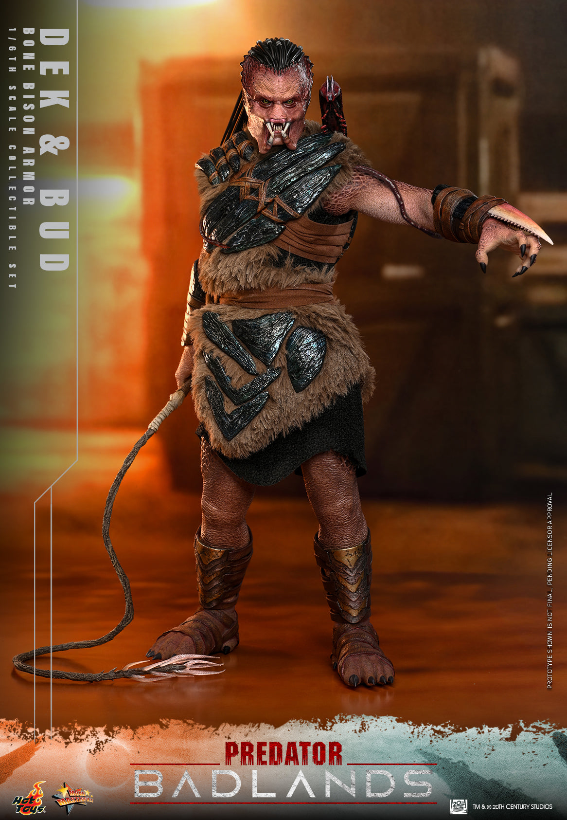 Pre-Order] MMS873 – Predator: Badlands - 1/6th scale Dek (Bone