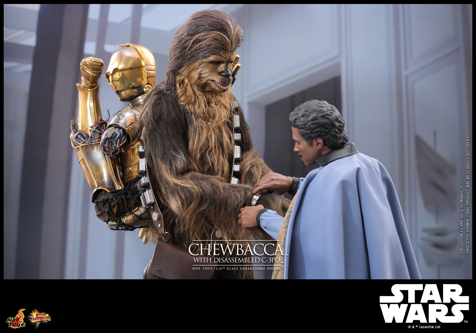 MMS766 - Star Wars: Episode V The Empire Strikes Back - 1/6th scale Chewbacca with Disassembled C-3PO Collectible Figure - ActionCity