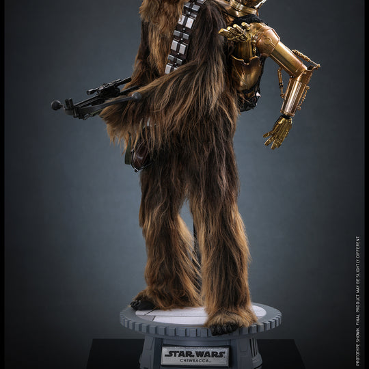 MMS766 - Star Wars: Episode V The Empire Strikes Back - 1/6th scale Chewbacca with Disassembled C-3PO Collectible Figure