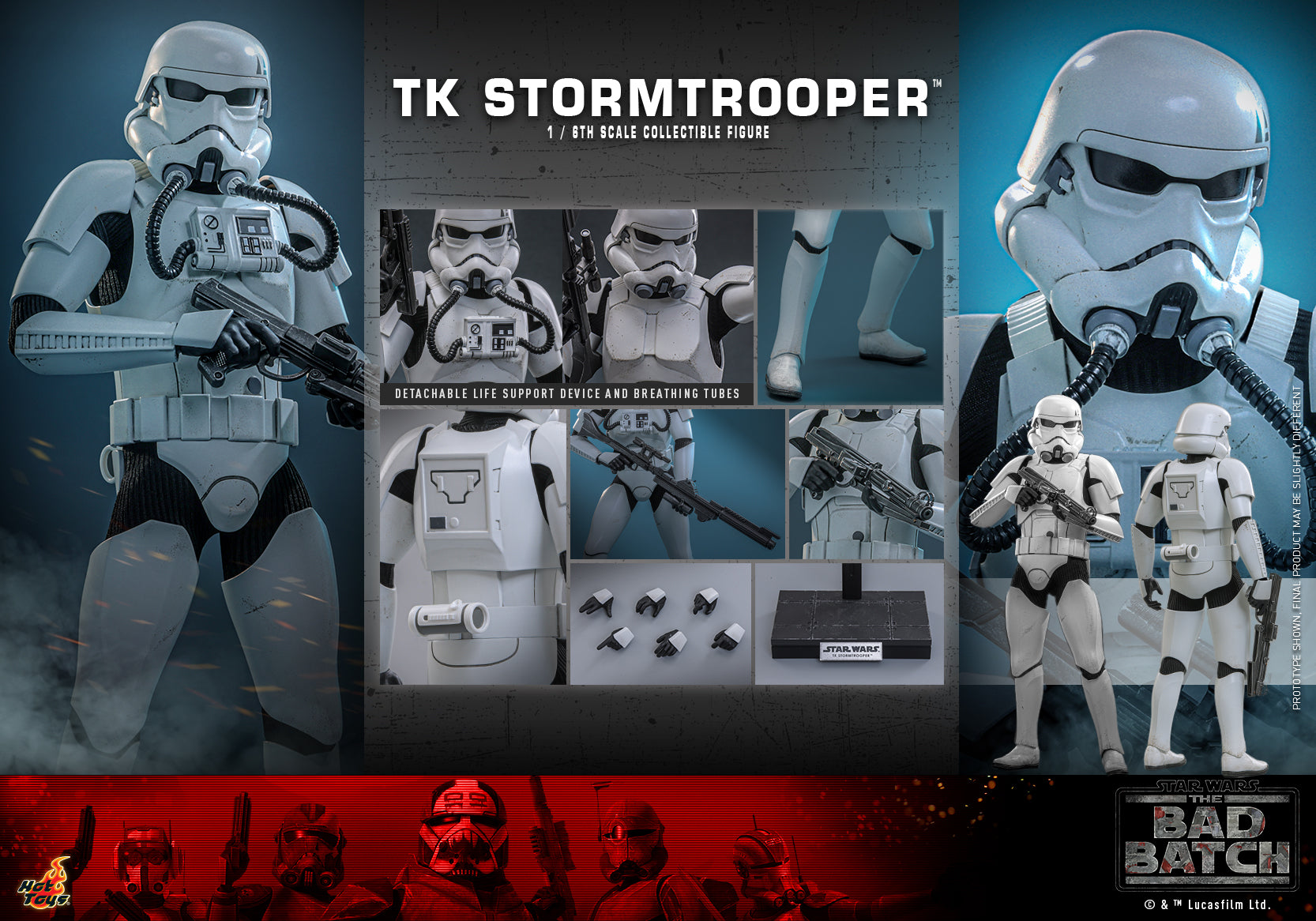 [Pre-Order] TMS175 – Star Wars: The Bad Batch - TK Stormtrooper™ Collectible Figure