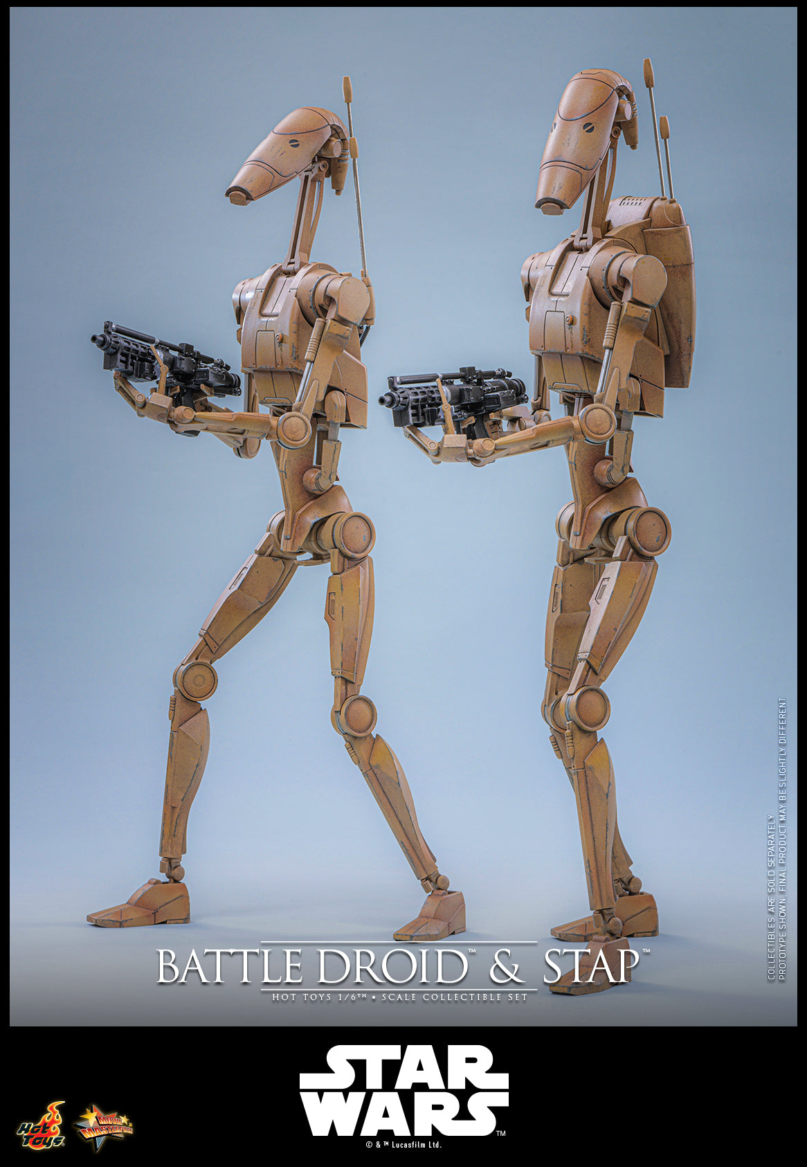 [Pre-Order] MMS887 - Star Wars: The Phantom Menace™ - 1/6th scale Battle Droid™ & STAP™ Collectible Set - ActionCity