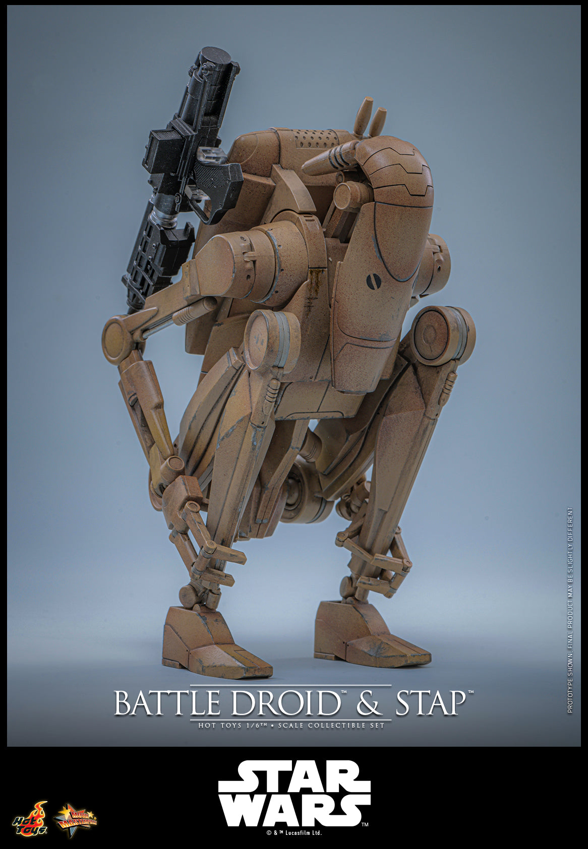 [Pre-Order] MMS887 - Star Wars: The Phantom Menace™ - 1/6th scale Battle Droid™ & STAP™ Collectible Set - ActionCity
