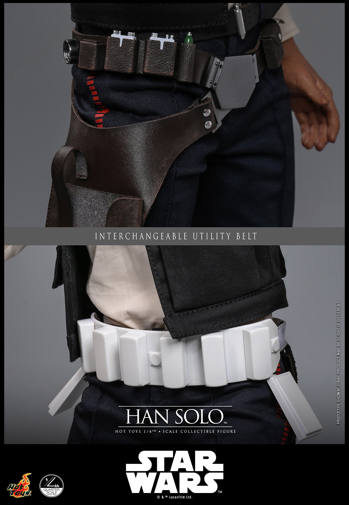 [Pre-Order] QS026 – Star Wars: A New Hope™ - 1/4th scale Han Solo™ Collectible Figure - ActionCity