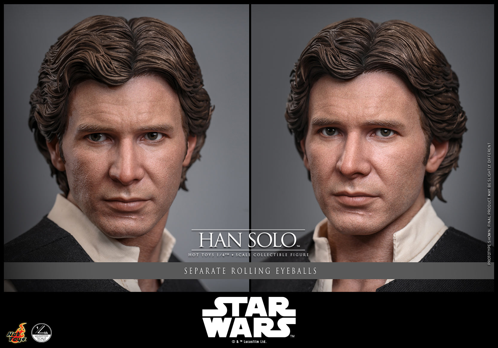 [Pre-Order] QS026 – Star Wars: A New Hope™ - 1/4th scale Han Solo™ Collectible Figure - ActionCity