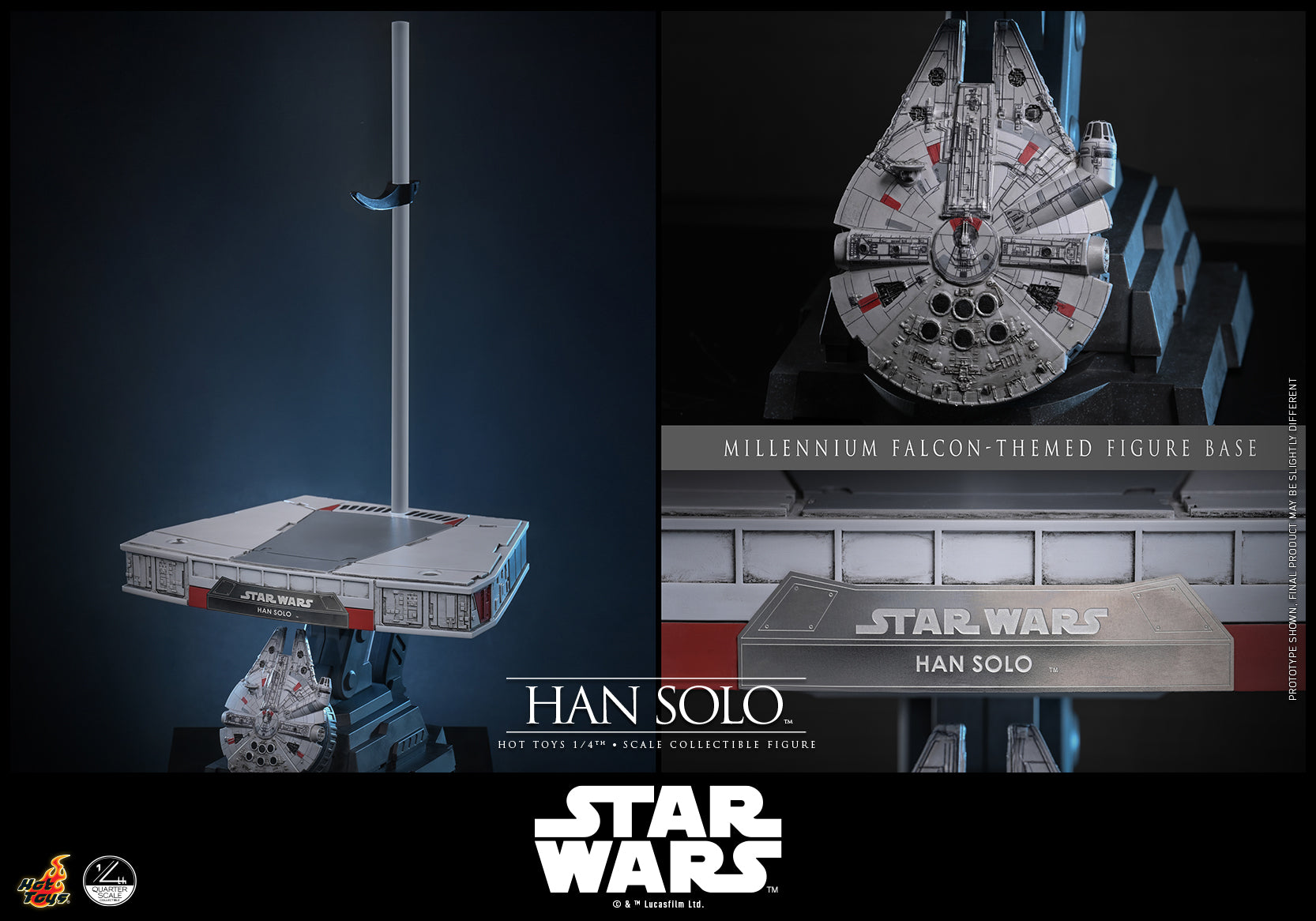 [Pre-Order] QS026 – Star Wars: A New Hope™ - 1/4th scale Han Solo™ Collectible Figure - ActionCity