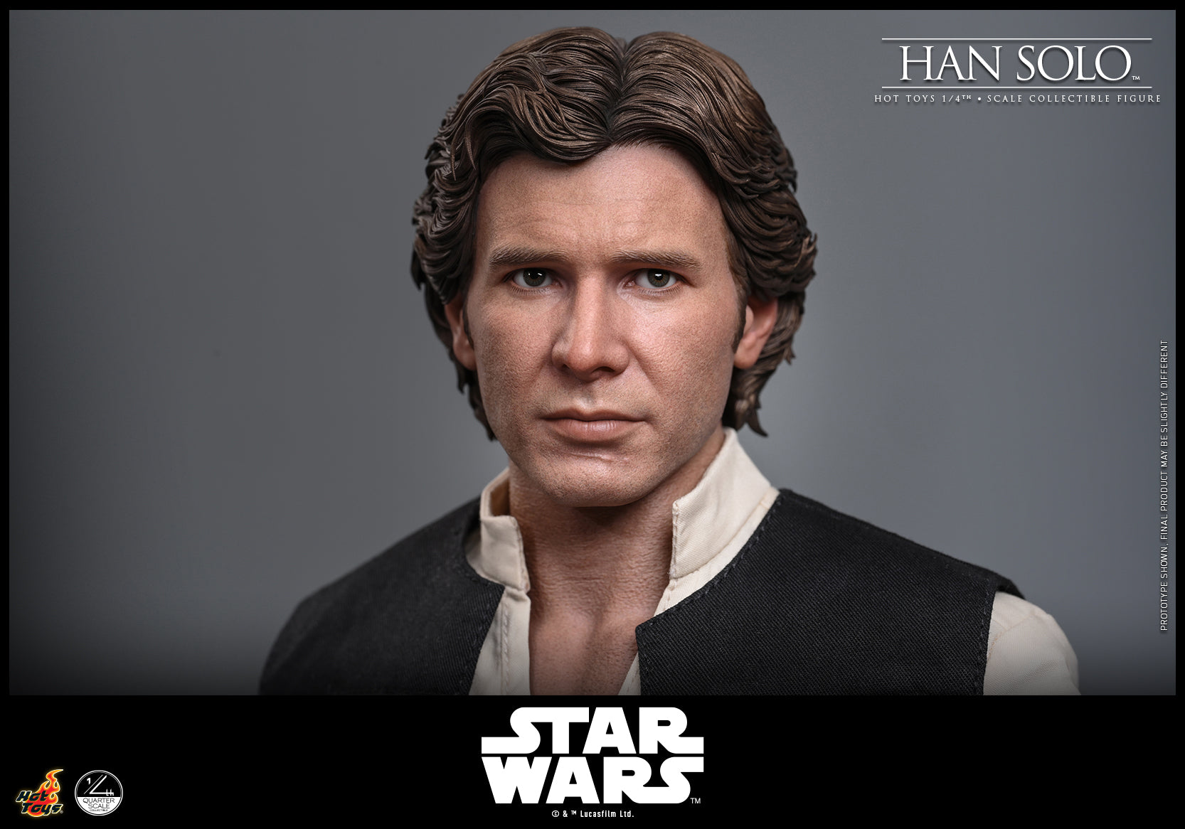 [Pre-Order] QS026 – Star Wars: A New Hope™ - 1/4th scale Han Solo™ Collectible Figure - ActionCity