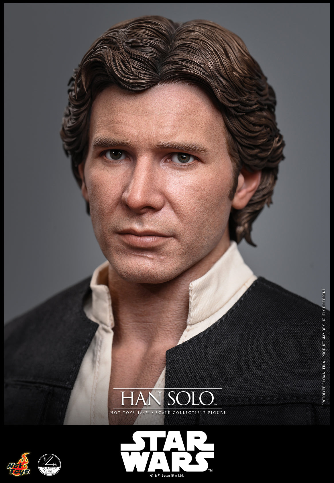 [Pre-Order] QS026 – Star Wars: A New Hope™ - 1/4th scale Han Solo™ Collectible Figure - ActionCity