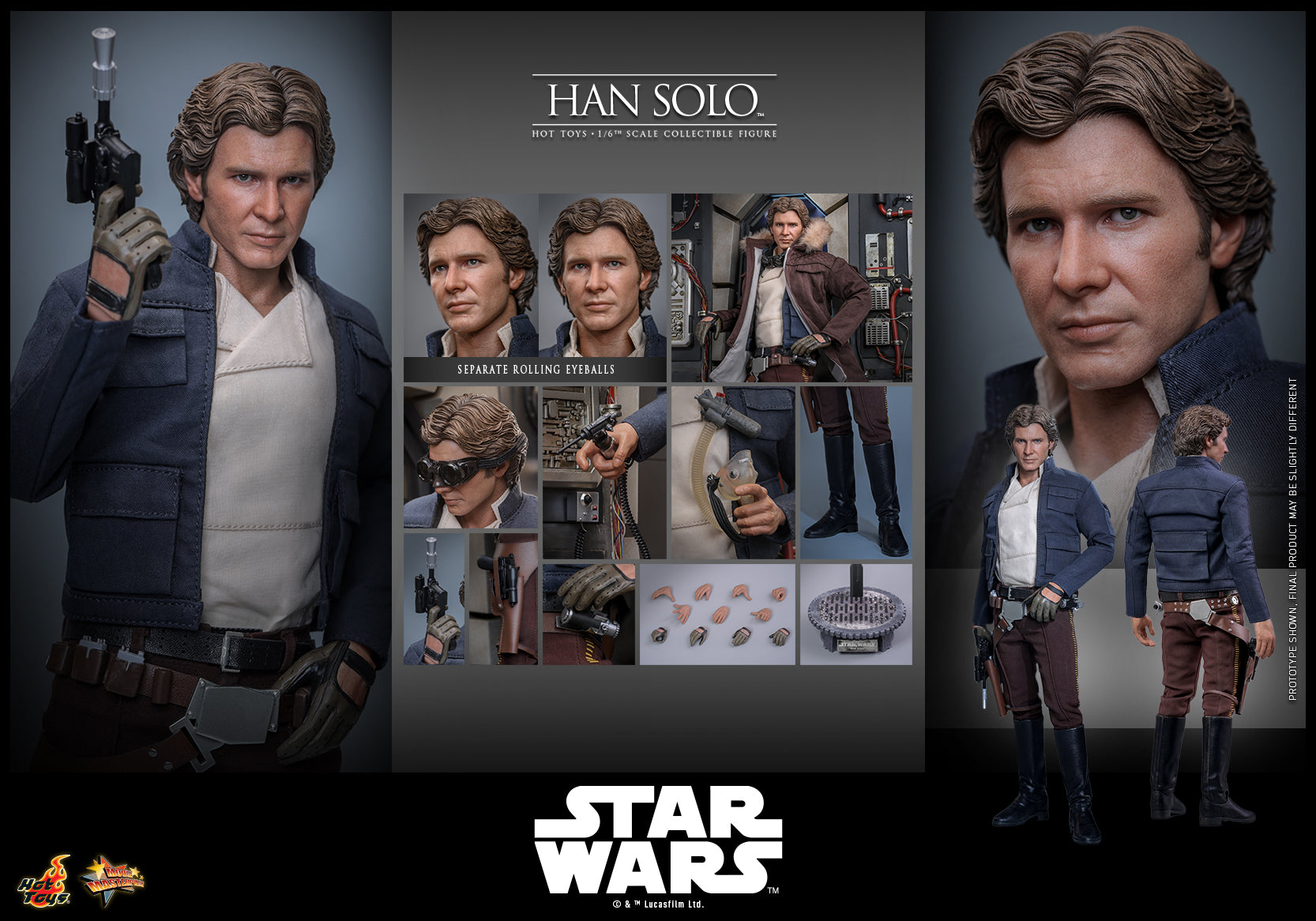 [Pre-Order] MMS846 - Star Wars: The Empire Strikes Back™ - 1/6th scale Han Solo™ Collectible Figure