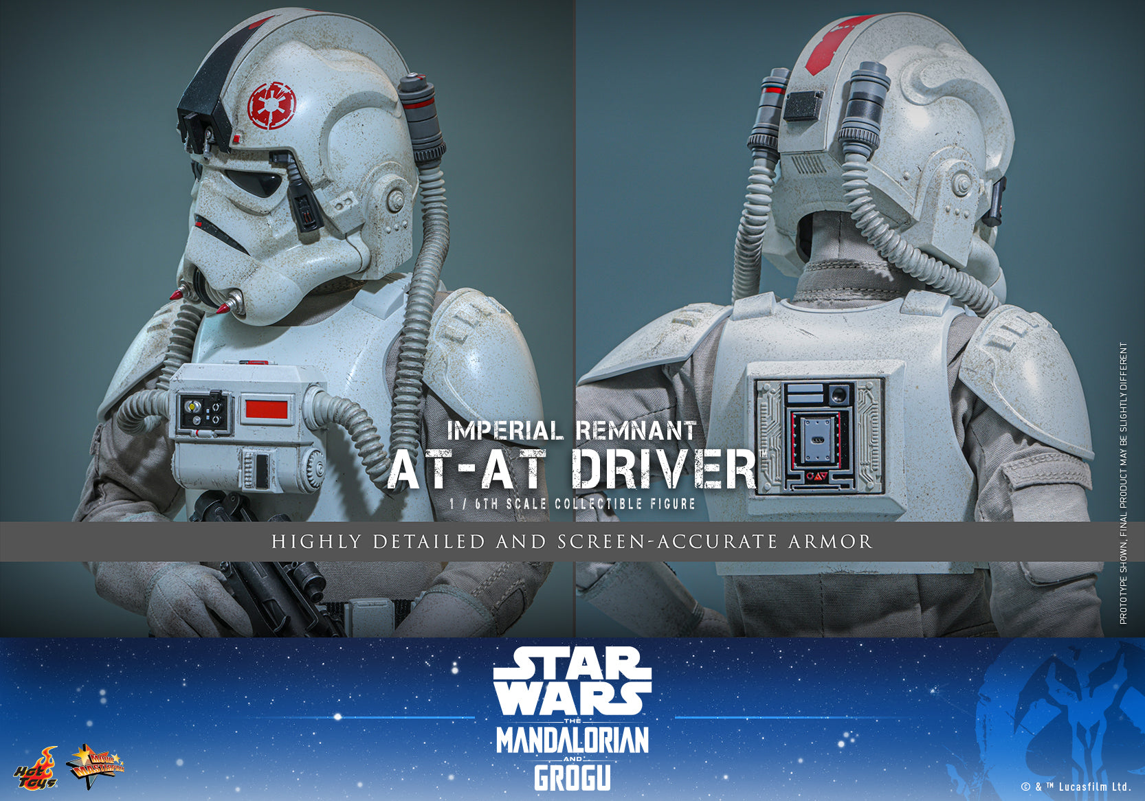 [Pre-Order] MMS845 - Star Wars: The Mandalorian & Grogu™ - 1/6th scale Imperial Remnant AT-AT Driver™ Collectible Figure - ActionCity