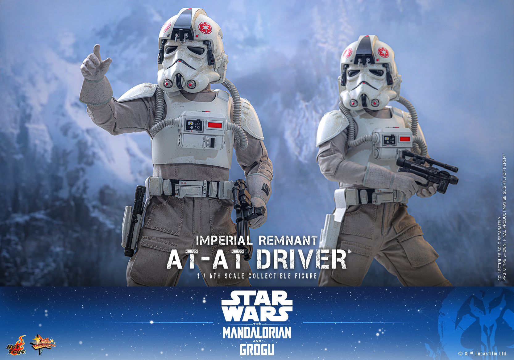 [Pre-Order] MMS845 - Star Wars: The Mandalorian & Grogu™ - 1/6th scale Imperial Remnant AT-AT Driver™ Collectible Figure - ActionCity