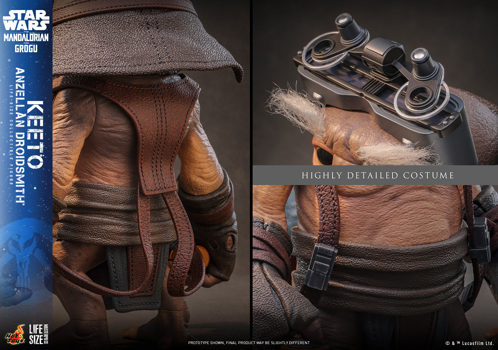 [Pre-Order] LMS018 - Star Wars: The Mandalorian & Grogu™ - Keeto (Anzellan Droidsmith™) Life-Size Collectible Figure - ActionCity