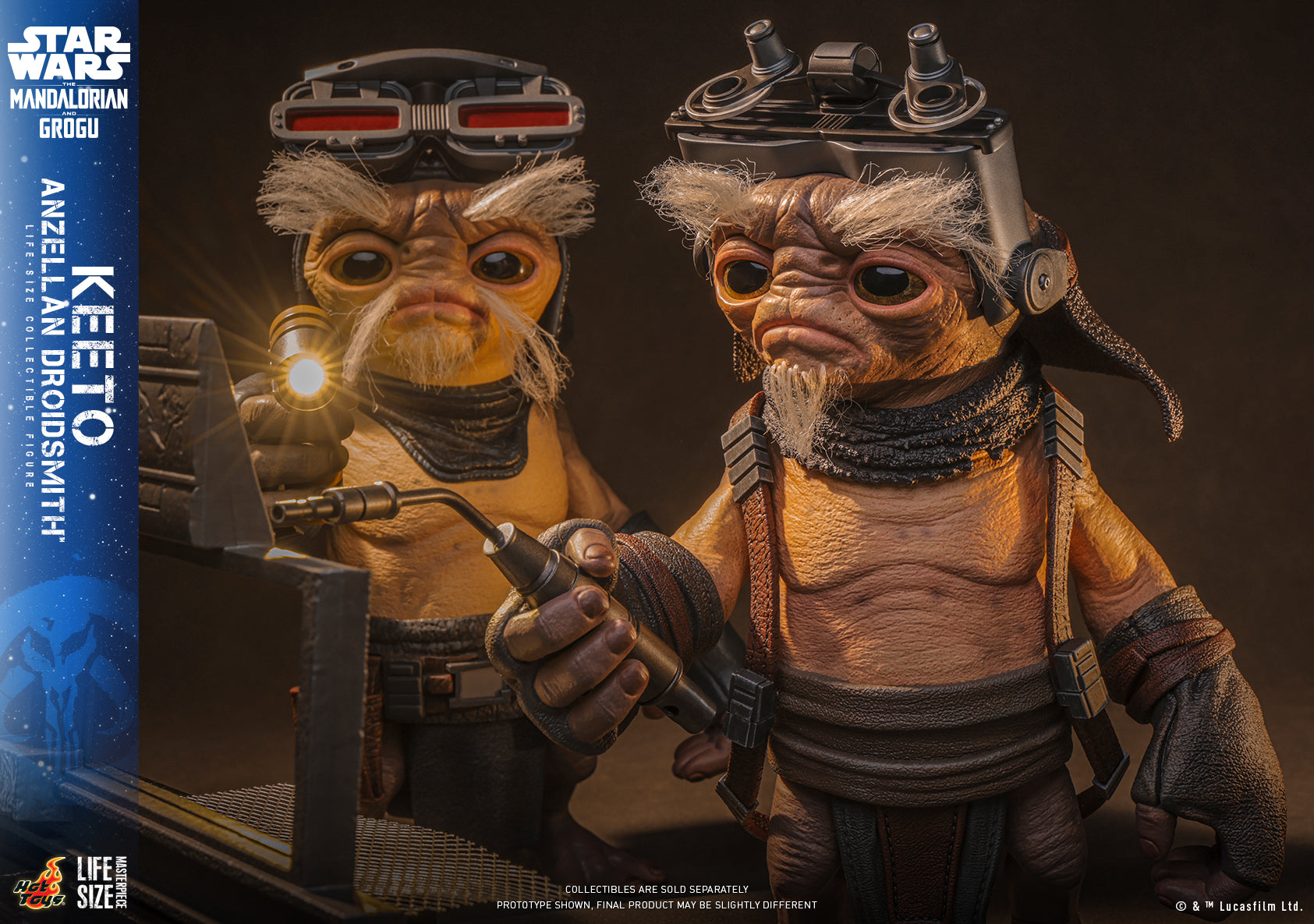 [Pre-Order] LMS018 - Star Wars: The Mandalorian & Grogu™ - Keeto (Anzellan Droidsmith™) Life-Size Collectible Figure - ActionCity