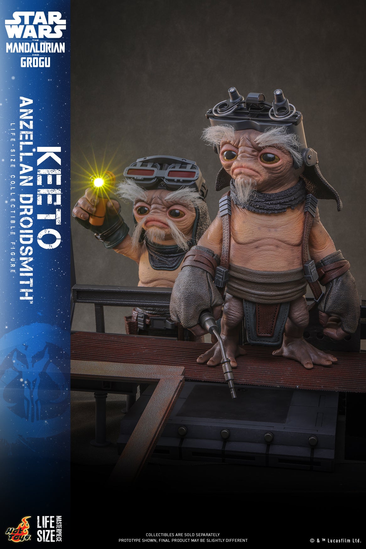 [Pre-Order] LMS018 - Star Wars: The Mandalorian & Grogu™ - Keeto (Anzellan Droidsmith™) Life-Size Collectible Figure - ActionCity