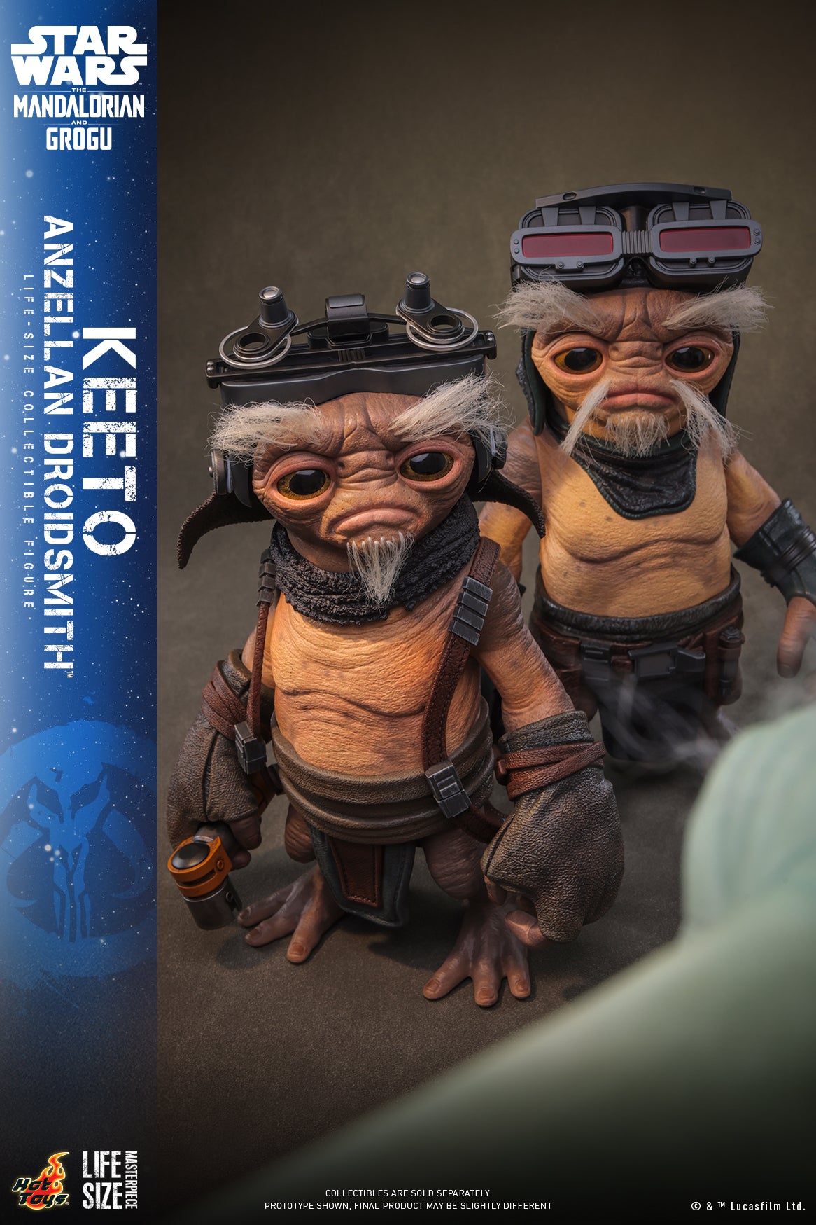 [Pre-Order] LMS018 - Star Wars: The Mandalorian & Grogu™ - Keeto (Anzellan Droidsmith™) Life-Size Collectible Figure - ActionCity