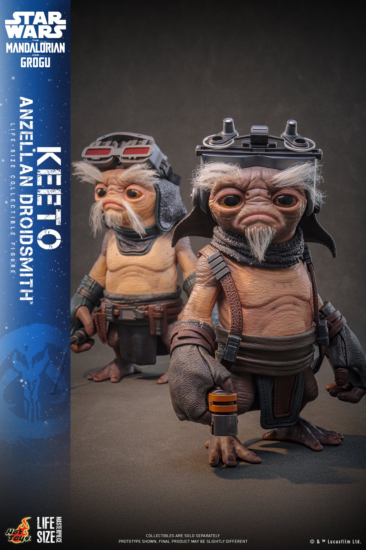 [Pre-Order] LMS018 - Star Wars: The Mandalorian & Grogu™ - Keeto (Anzellan Droidsmith™) Life-Size Collectible Figure - ActionCity
