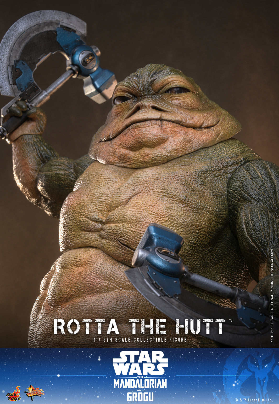 [Pre-Order] MMS885 - Star Wars: The Mandalorian & Grogu™ - 1/6th scale Rotta The Hutt™ Collectible Figure - ActionCity