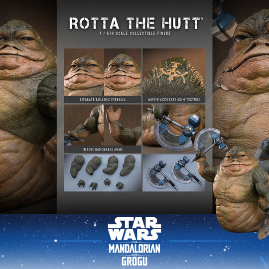 [Pre-Order] MMS885 - Star Wars: The Mandalorian & Grogu™ - 1/6th scale Rotta The Hutt™ Collectible Figure