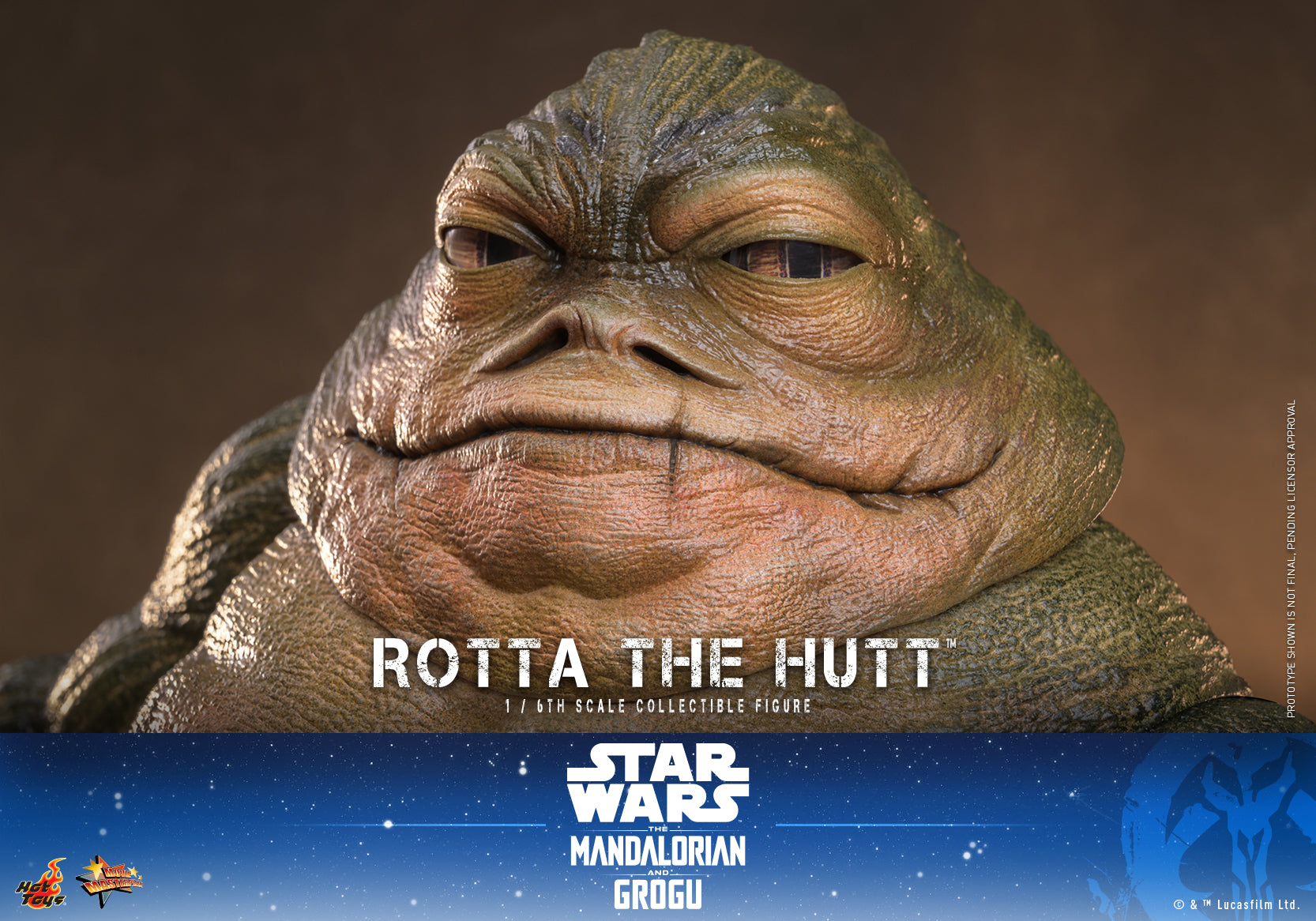 [Pre-Order] MMS885 - Star Wars: The Mandalorian & Grogu™ - 1/6th scale Rotta The Hutt™ Collectible Figure - ActionCity