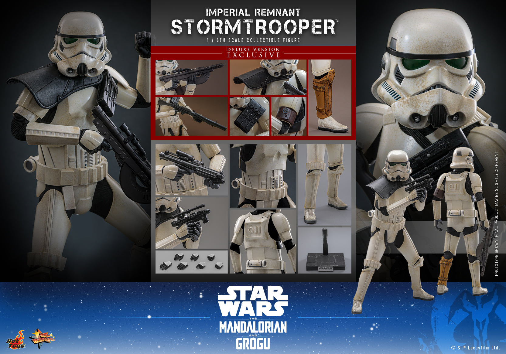 MMS837 - 1/6th scale Remnant Stormtrooper Collectible Figure (Deluxe Version)