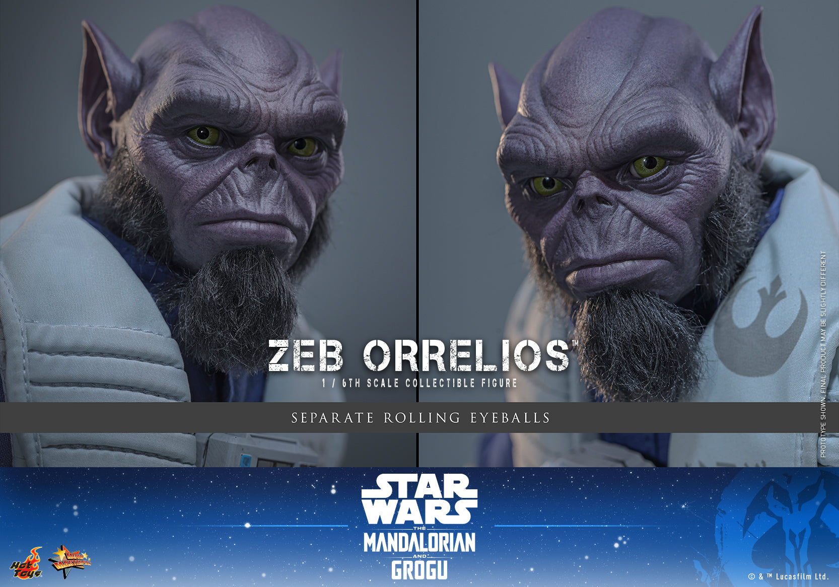 [Pre-Order] MMS876 - Star Wars: The Mandalorian & Grogu™ - 1/6th scale Zeb Orrelios™ Collectible Figure - ActionCity
