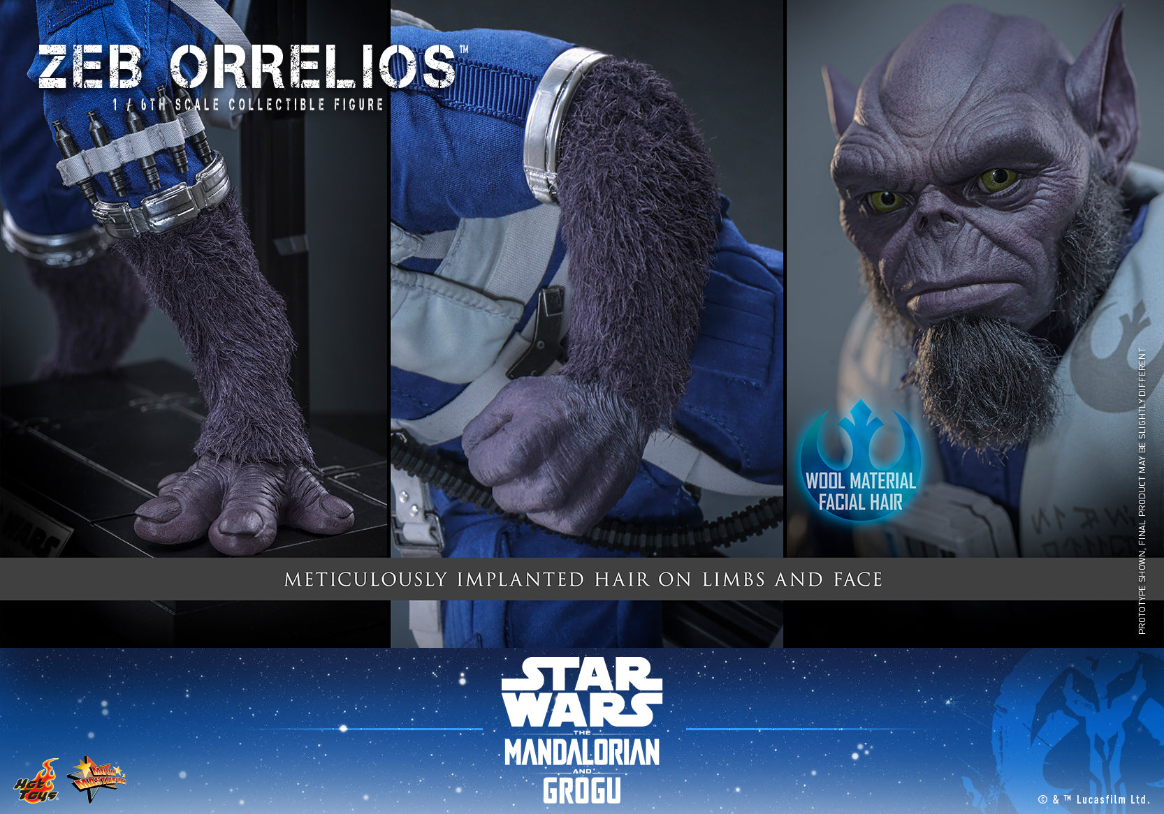 [Pre-Order] MMS876 - Star Wars: The Mandalorian & Grogu™ - 1/6th scale Zeb Orrelios™ Collectible Figure - ActionCity