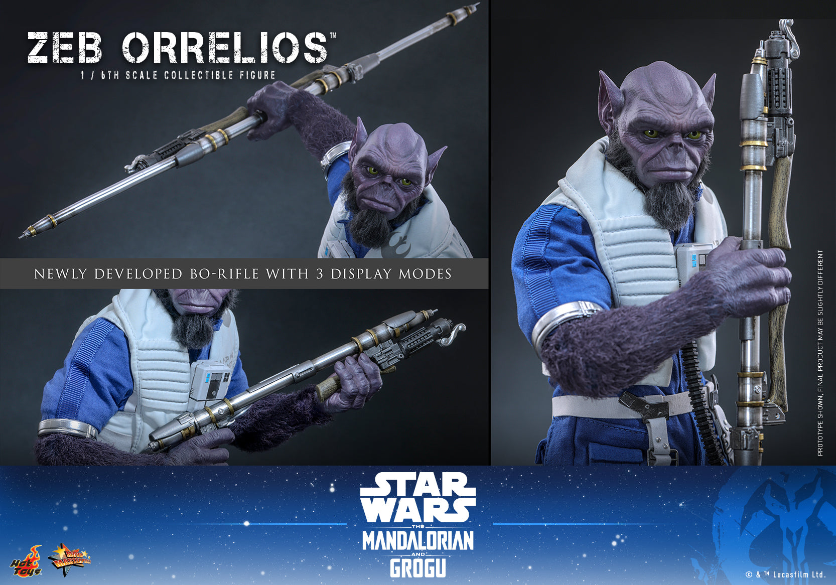 [Pre-Order] MMS876 - Star Wars: The Mandalorian & Grogu™ - 1/6th scale Zeb Orrelios™ Collectible Figure - ActionCity