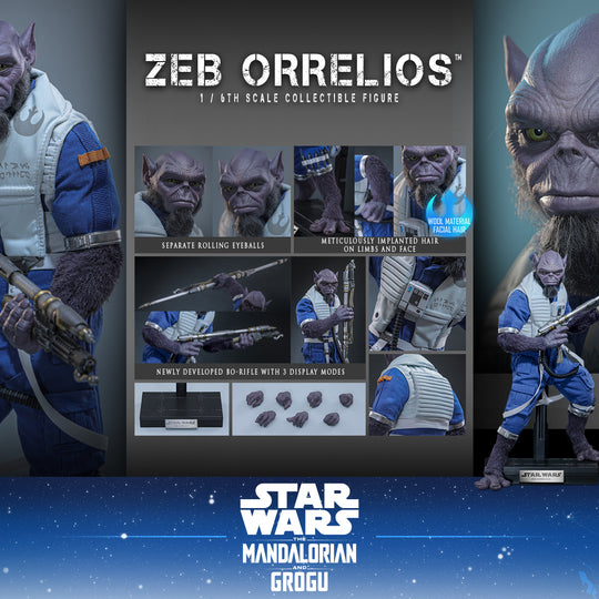 [Pre-Order] MMS876 - Star Wars: The Mandalorian & Grogu™ - 1/6th scale Zeb Orrelios™ Collectible Figure