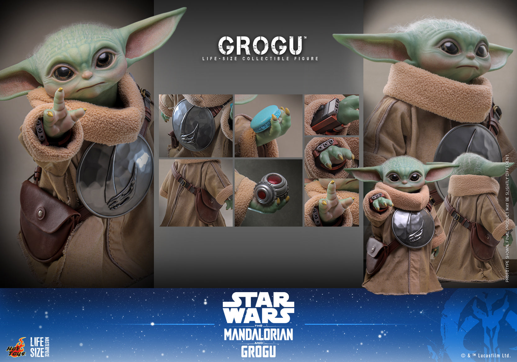 Pre-Order] LMS016 - The Mandalorian and Grogu - Grogu Life-Size