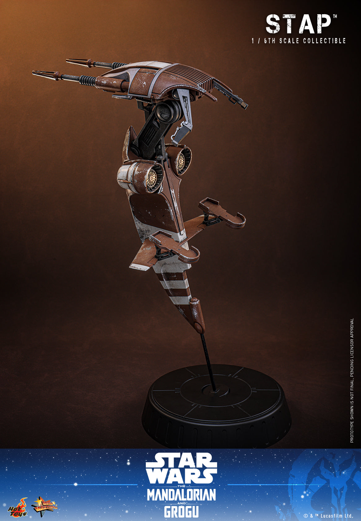 [Pre-Order] MMS886 - Star Wars: The Mandalorian & Grogu™ - 1/6th scale STAP™ Collectible - ActionCity