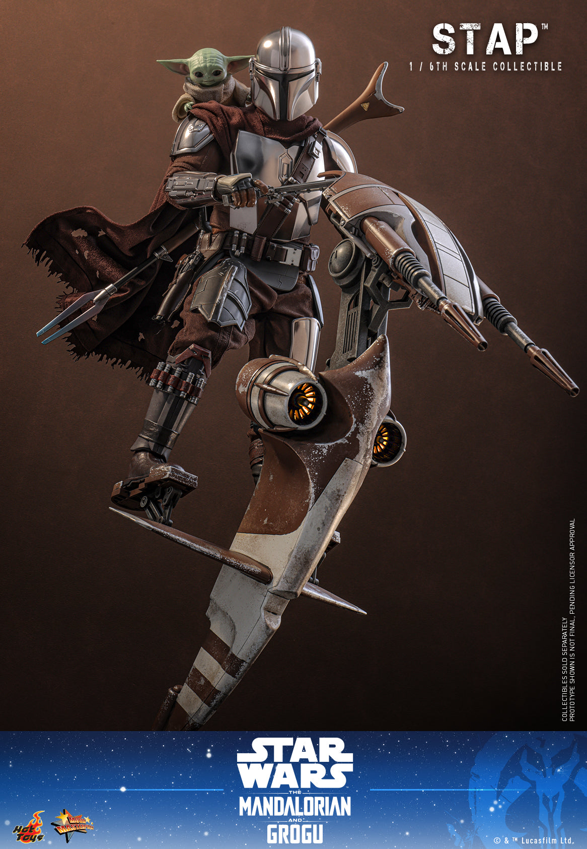 [Pre-Order] MMS886 - Star Wars: The Mandalorian & Grogu™ - 1/6th scale STAP™ Collectible - ActionCity