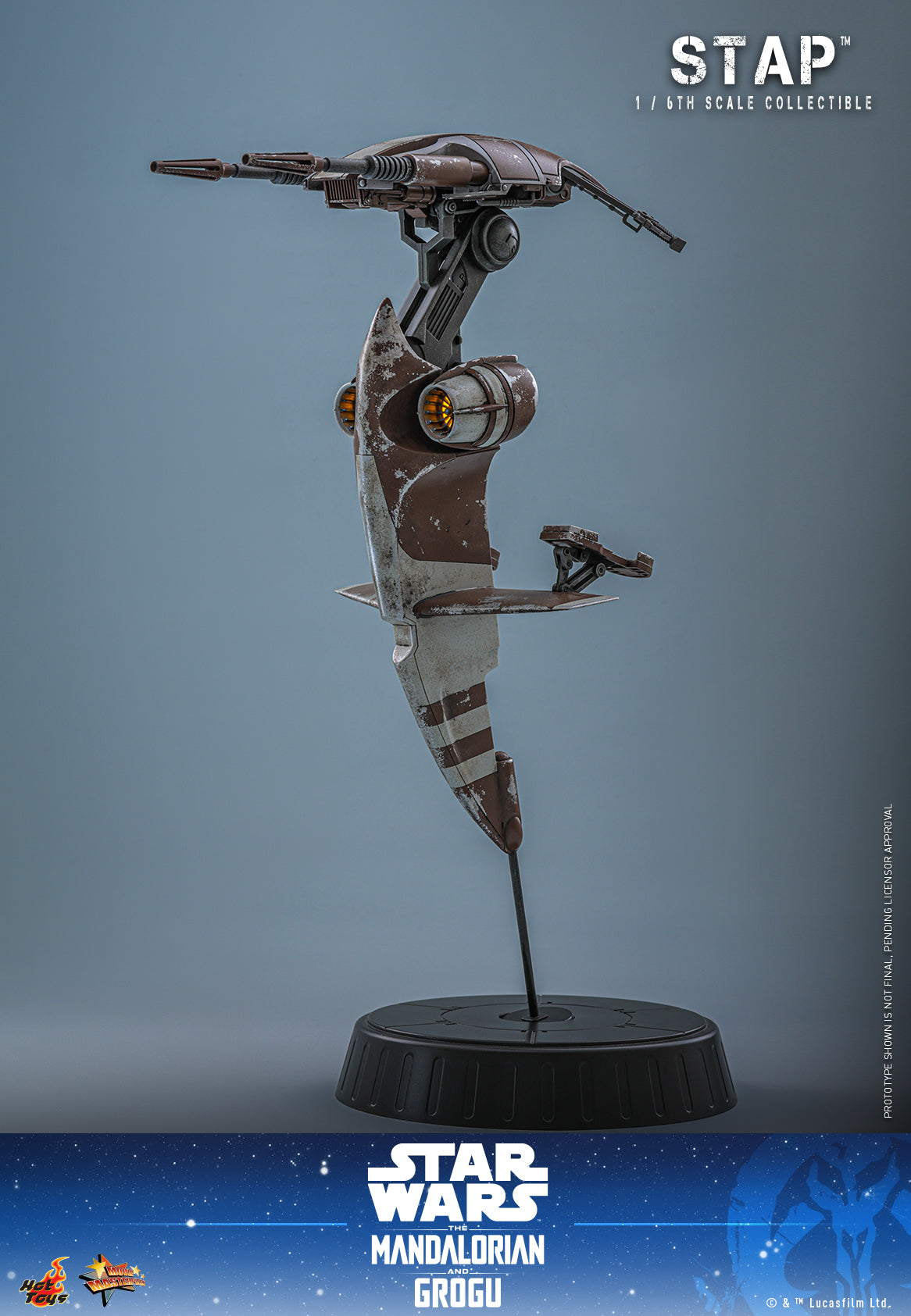 [Pre-Order] MMS886 - Star Wars: The Mandalorian & Grogu™ - 1/6th scale STAP™ Collectible - ActionCity