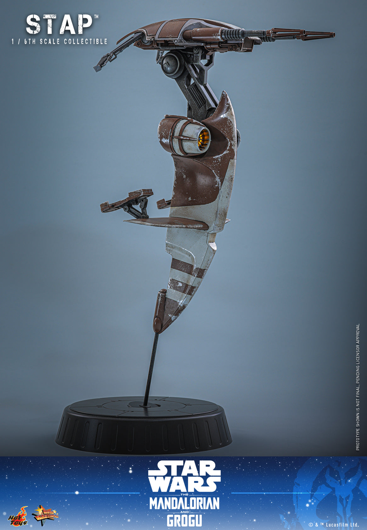 [Pre-Order] MMS886 - Star Wars: The Mandalorian & Grogu™ - 1/6th scale STAP™ Collectible - ActionCity