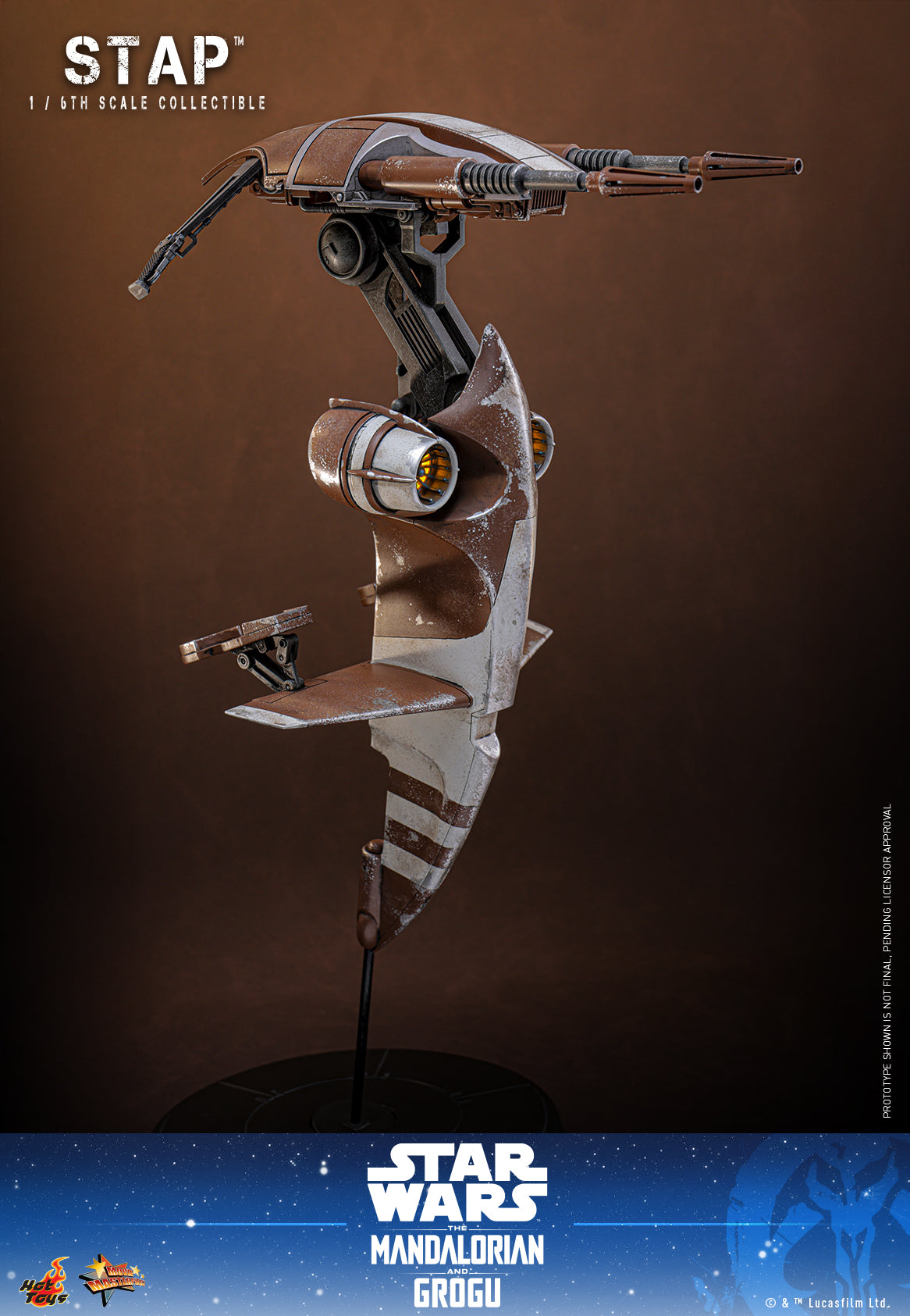 [Pre-Order] MMS886 - Star Wars: The Mandalorian & Grogu™ - 1/6th scale STAP™ Collectible - ActionCity