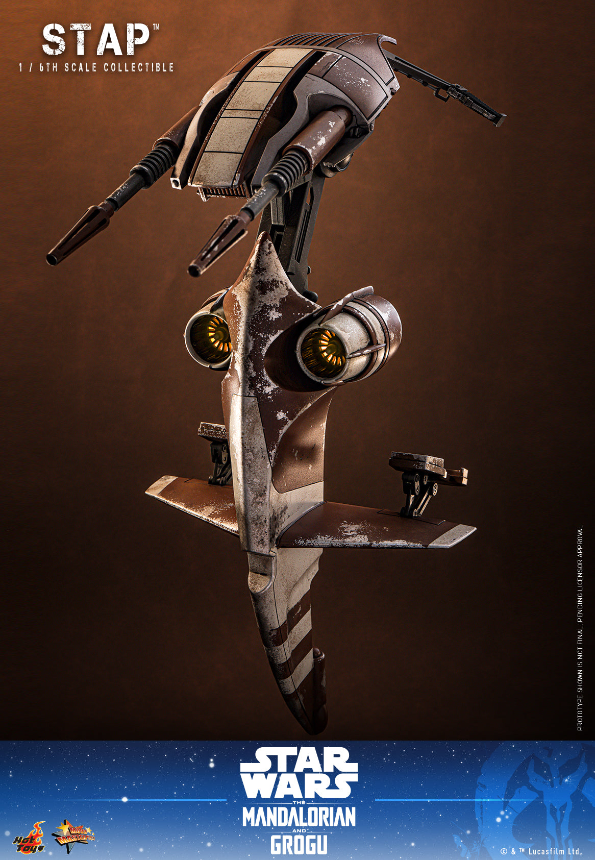 [Pre-Order] MMS886 - Star Wars: The Mandalorian & Grogu™ - 1/6th scale STAP™ Collectible - ActionCity